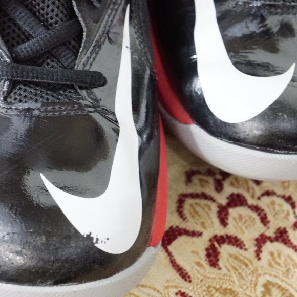 MEN'S NIKE PRIME HYPE DF Black Red White sz 8 EUC - Picture 3 of 8